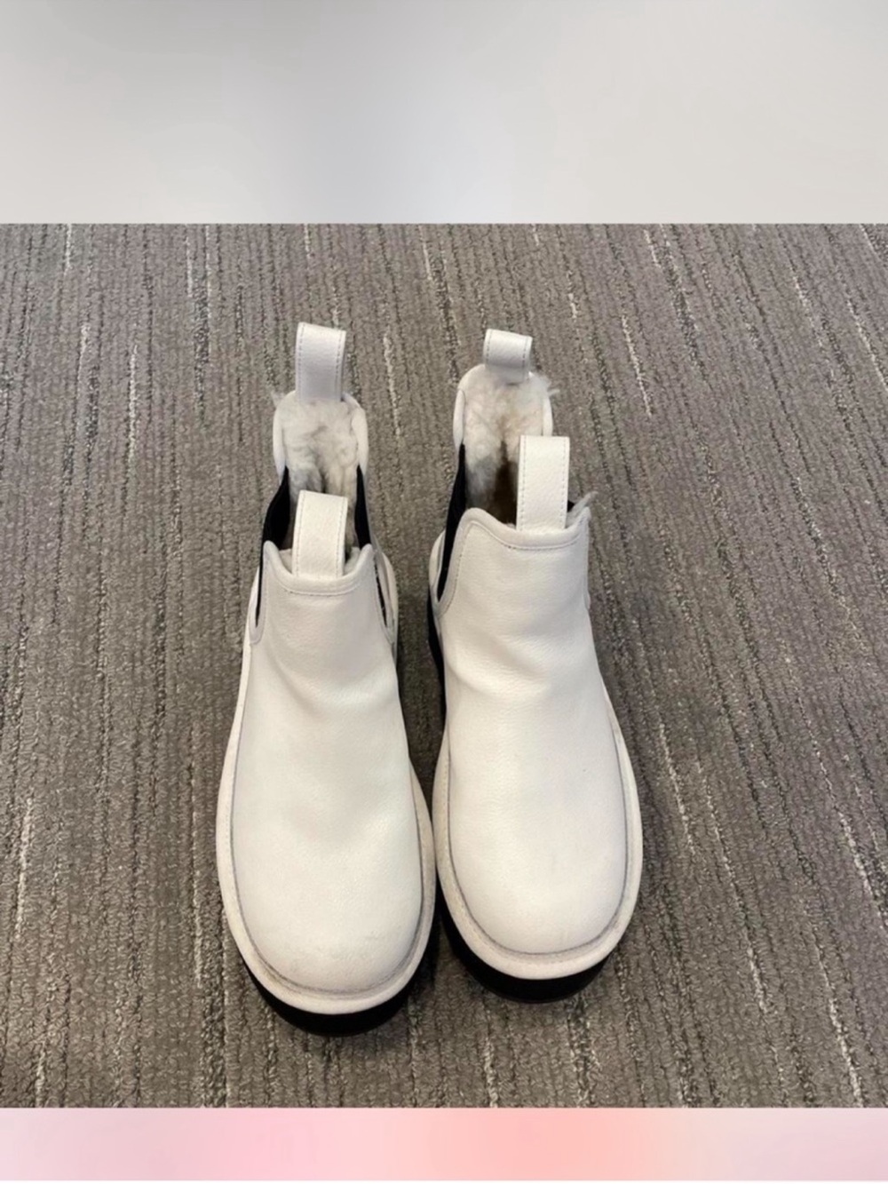 Ugg Leather Ultra Mini Platform Boots - Picture 4 of 6